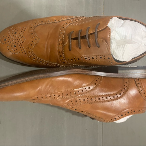 Primmark Brown Leather Oxfords - Picture 2 of 5